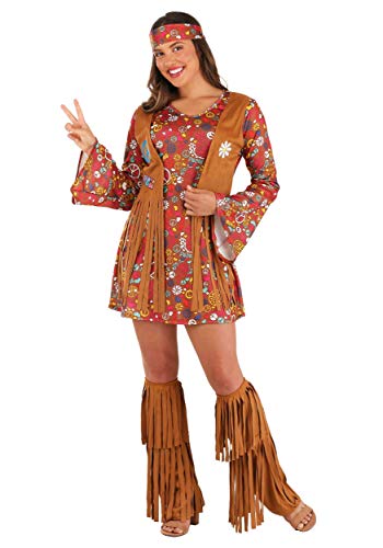 Fun World Costumes Women's Peace Love Hippie Adult Costume