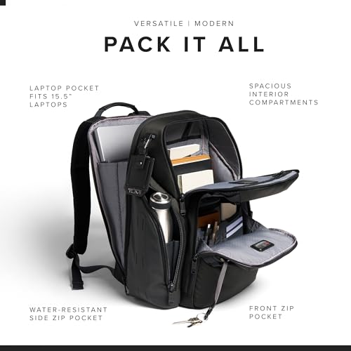 TUMI - Alpha Bravo Search Backpack - Laptop Backpack for Men & Women - Backpack for Work & Travel - 17.0" X 14.0" X 8.3" -...