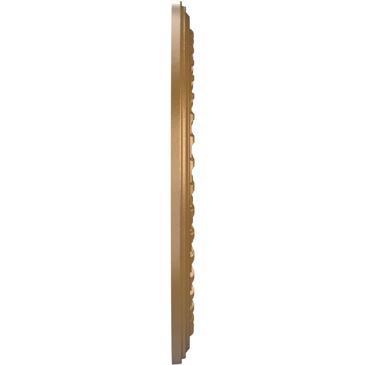 Ekena Millwork Cmp10Cocgh Cole Thermoformed Pvc Ceiling Medallion (Fits Canopies Up To 4 1/4), 10Od X 3 1/2Id X 3/4P, Metallic G