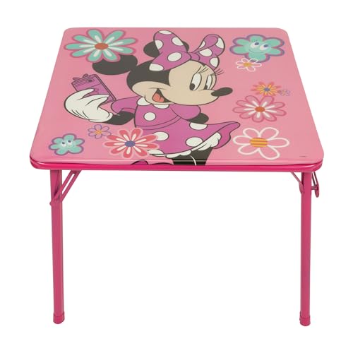 Minnie Mouse Kids Table & Chairs Set for Kid and Toddler 36 Months Up To 7 years, Includes: 1 Table (24"L x 24"W x 20"H), ...