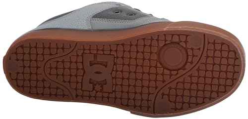 DC Men's Pure Casual Skate Shoe Carbon/Gum 9