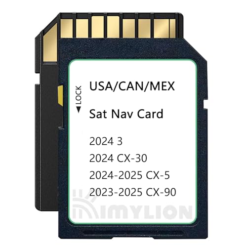 Navigation SD Card 2025 (V.2024Q2) - KMV666EZ1C, Compatible with 2024 CX-30/3, 2024-2025 CX-5, 2023-2025 CX-90, USA/CAN/ME...