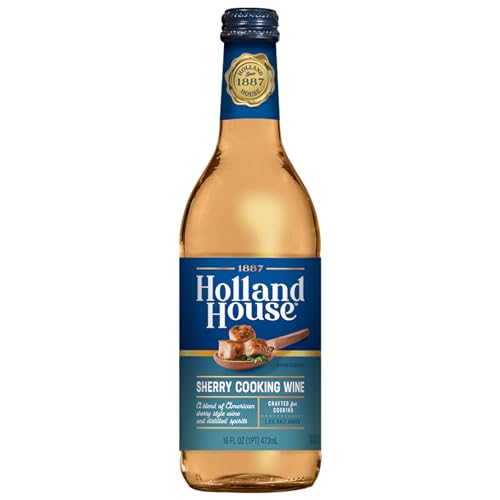 Holland House Sherry Cooking Wine, Ideal for Cooking, Roasting and Marinating, 16 FL OZ