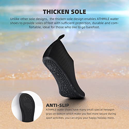Water Shoes for Women Men Quick-Dry Aqua Socks Swim Beach Barefoot Yoga Exercise Wear Sport Accessories Pool Camping Must ...