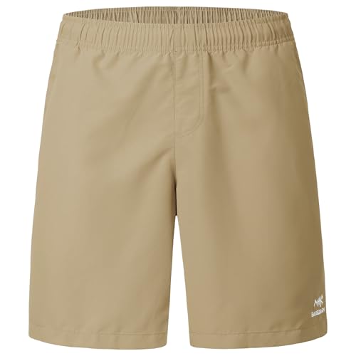 BASSDASH Men's 8''Fishing Water Shorts Quick Dry UPF 50+ Lightweight Cargo Hiking Kayaking Casual Bottom