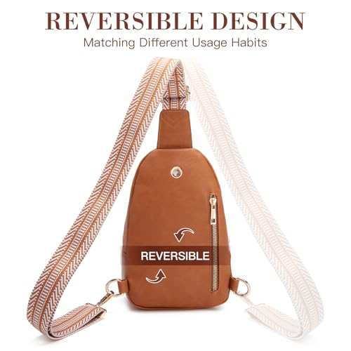 Viverte Crossbody Bags for Women Initial Sling Bag Cross Body Fanny Packs Personalized Gifts for Mom Women Wife