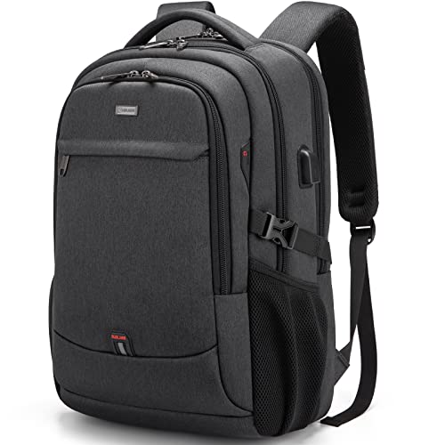 DUSLANG 17 Inch Laptop Backpack for Travel Water Resistant College Backpack for Men/Women Laptop Bag with USB Charging Por...