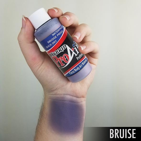 ProAiir Face and Body Painting Makeup - 2oz (60ml) Zombie Bruise