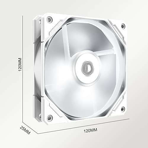 ID-COOLING FROSTFLOW X 240 Snow CPU Water Cooler LGA1700 Compatible AIO Cooler 240mm CPU Liquid Cooler White LED 2x120mm P...