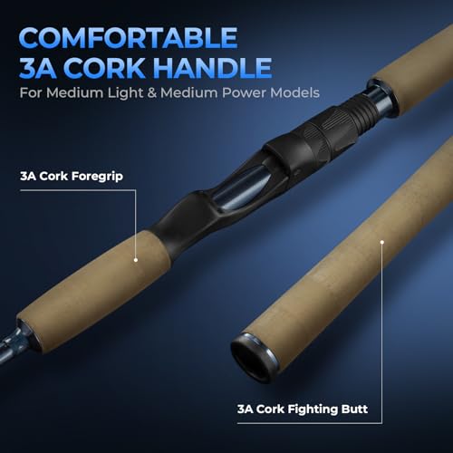 KastKing ReKon Saltwater Fishing Rod and Reel Combo, Fishing Poles & Reels Combo, Graphite Blank, Zirconia Rings, NyliTech...