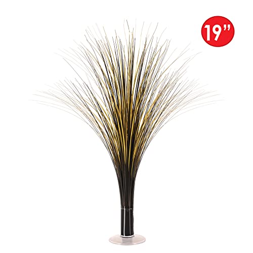 Beistle Plastic Metallic Black And Gold Spray Centerpieces For Happy New Year Decorations, Awards Night Tableware, Birthda...
