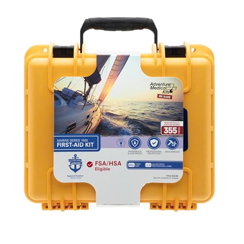 Adventure Medical Kits Marine Series Medical Kit - 1500 - Boat First Aid Kit For Small Crews 24 Hours From Care - Includes...