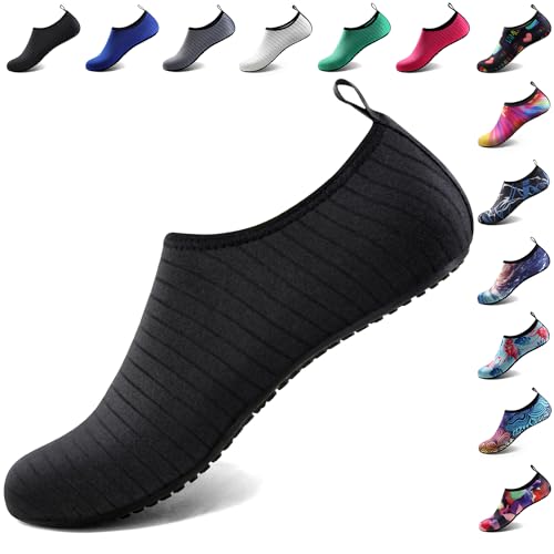 Water Shoes for Women Men Quick-Dry Aqua Socks Swim Beach Barefoot Yoga Exercise Wear Sport Accessories Pool Camping Must ...