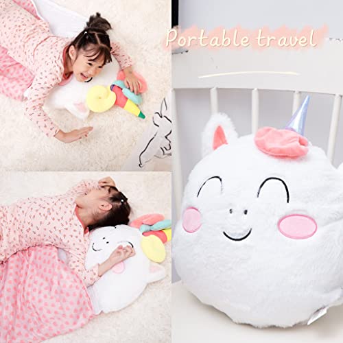 Nalexmi Sleeping Bag for Kids, Preschool Nap Mat, Toddler Sleeping Bag with Pillow for Daycare, Ages 3+, Large Size