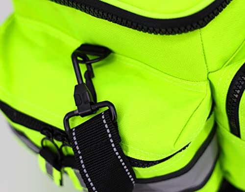 Lightning X Products Lightning X Mid-Sized First Responder EMT Bag | LXMB25 Fully Stocked Aid Kit w/ 200+ BLS Supplies - F...