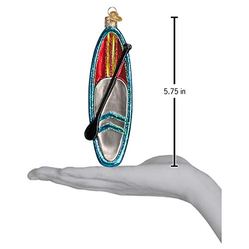 Blue Stand Up Paddle Board Ornament