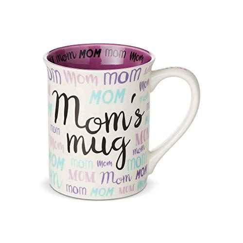 Enesco Our Name is Mud Mom Nickname Coffee Mug, 16 Ounce, Multicolor