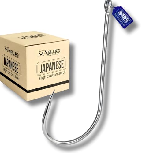 Grabber Hooks High-Grade Siwash Fishing Hooks with Superior Performance - Durable High Carbon Steel Siwash Hooks, Black