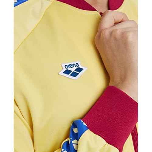 ARENA Women's Icons Relax Iv Team Jacket Full-Zip Regular Fit Side Pockets Retro