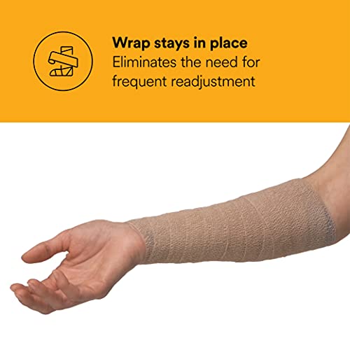 3M¢â Coban¢â Self-Adherent Wrap 1582, Tan, 2 Inch x 5 Yards, 36 Bags/Case