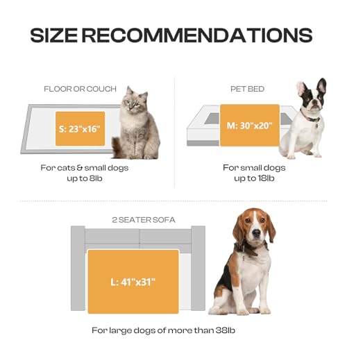 Luciphia 1 Pack 3 Blankets Super Soft Fluffy Premium Fleece Pet Blanket Flannel Throw for Dog Puppy Cat Paw Brown/Pink/Whi...