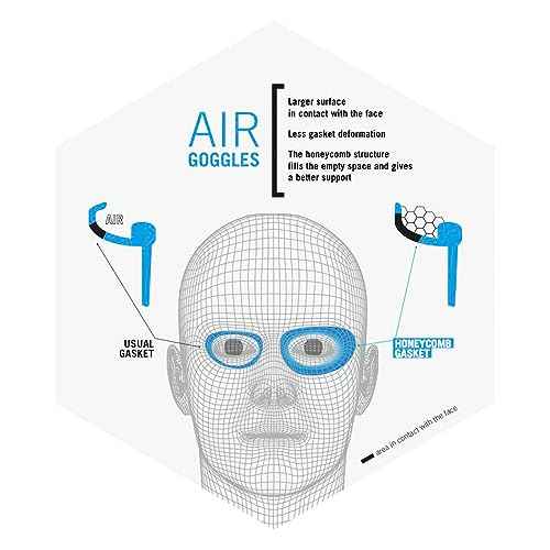 ARENA Unisex Kids Junior Air Mirror Swim Goggles for Swimming Ages 6 to 12 Air Seals Anti-Fog Coated Lens Adjustable Strap