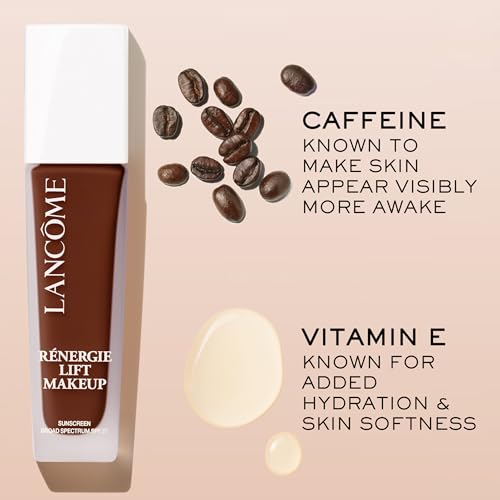 Lancôme Renergie Lift Makeup Foundation - Lightweight & Hydrating Formula, Medium-Full Coverage, SPF 27, Anti-Aging, Lifti...