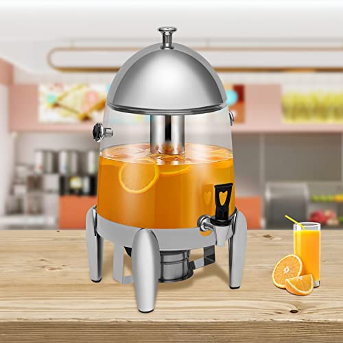 12L/3.2Gal Hot Chocolate Dispenser & Beverage Warmer Machine, Commercial Hot Drink Dispenser with Adjustable Temperature C...