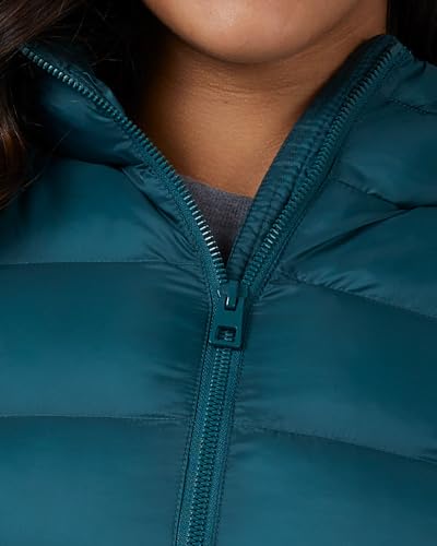 32 Degrees Heat Women’s Lightweight Packable Hooded Jacket – Water Resistant Travel Puffer