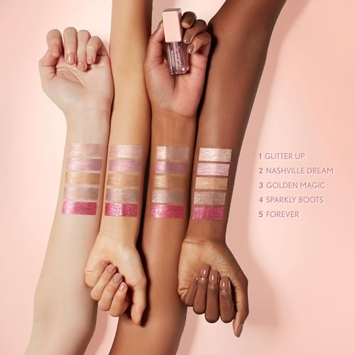 Covergirl Exhibitionist by Kelsea Ballerini Liquid Glitter Eyeshadow, Highly Pigmented, Glittery Finish, Long-Wearing, Gol...