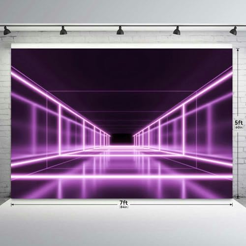Neon Lights Backdrop Bitrhday Party Decorations Photography Studio Photo Backdrops Background Props Wall Decor Photoshoot ...