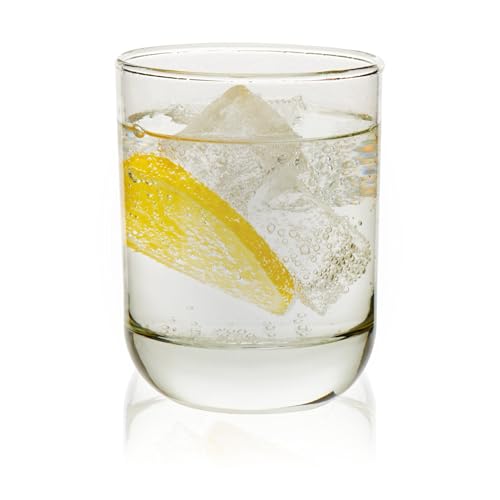 Libbey 31631 Polaris 16-Piece Tumblers and Rocks Glass Set, Drinkware Glasses Set of 15.2 Oz Tumbler & 11.1 Oz Rock Glasse...