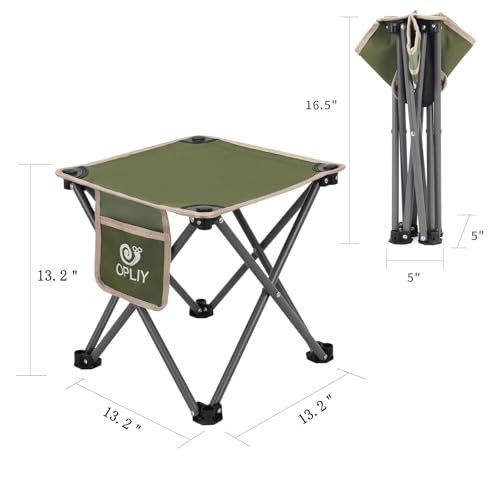 Opliy Camping Stool 2 Pack,Portable Folding Stool for Outdoor Gardening and Beach Hiking Fishing,Foot Stool with Carry Bag...