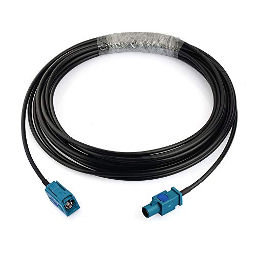 Bingfu Fakra Z Female to Male Vehicle Antenna Extension Cable 5m 16.5 feet for Car Stereo Android Head Unit GPS Navigation...