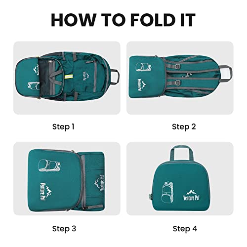 Venture Pal 35L Ultralight Lightweight Packable Foldable Travel Camping Hiking Outdoor Sports Backpack Daypack