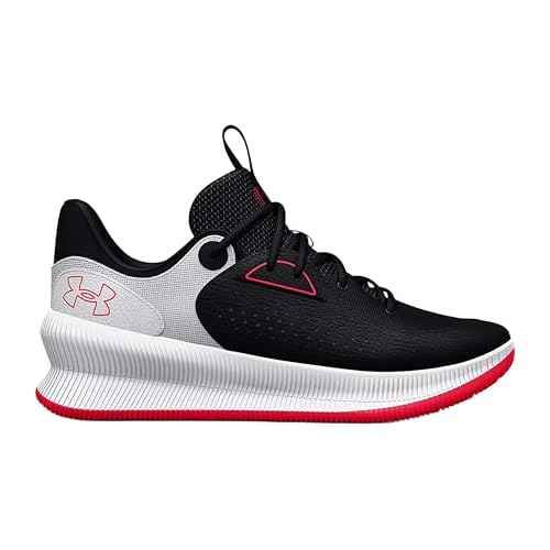Under Armour Men's UA TWENTY47 Basketball Shoes (Black/White/Radio Red - 001, US Footwear Size System, Adult, Men, Numeric, Medium, 10.5)