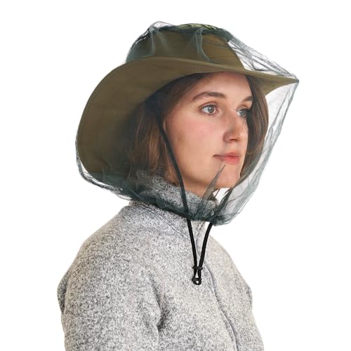 Coghlan's Mosquito Head Net: Ultra-Fine Mesh Netting Protection Against Bugs Gnats Flies Insects, for Outdoor Camping