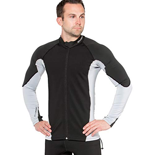 New Men's LavaCore Elite Stand Up Paddleboard (SUP) Jacket - Grey (Size Medium-Large) for Scuba Diving, Surfing, Kayaking,...