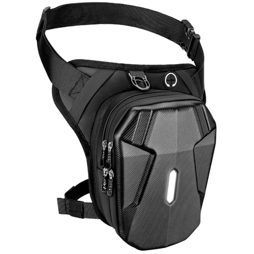 ISEYOU Thigh Bag, Motorcycle Leg Bag for Men Women, Drop Leg Bag with Removable Leg Straps, Multifunctional Gear Bags for ...