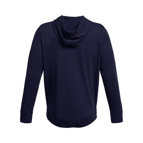 Under Armour Men's Rival Terry Full Zip, (410) Midnight Navy / / Onyx White, Large