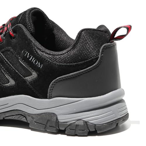 CIVHOM Men Breathable Outdoor Hiking Shoes, Comfortable Trekking Trail Sneakers for Walking & Adventures