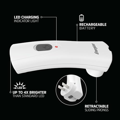 Energizer Weatheready Rechargeable LED Flashlight, Emergency Flashlight for Hurricane Supplies and Survival Kits, Flash Li...