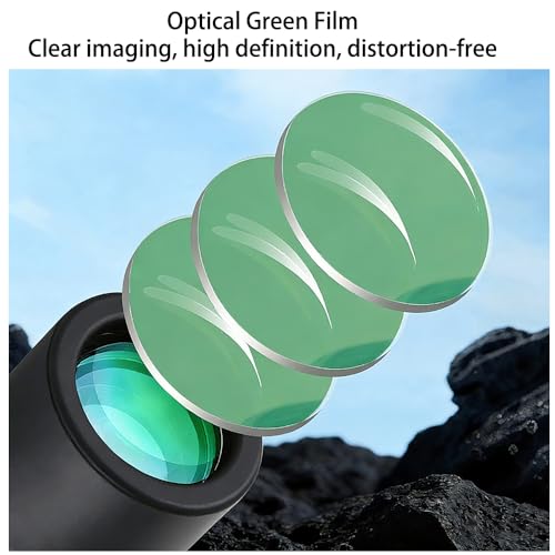 Portable High-Definition Telescope, 1 Compact Handheld Monocular | Fixed Focal Length, Suitable for Outdoor Adventures, Hu...