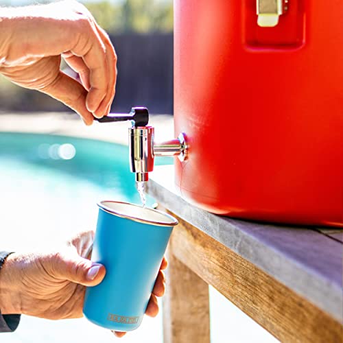 5 Gallon Insulated Beverage Cooler: 5 Gallon Water Dispenser - water dispenser with Stainless Steel Interior and Spout/Spi...