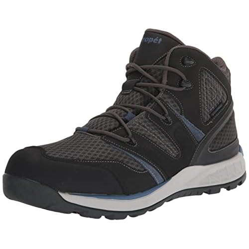 Propet Mens Veymont Round Toe Hiking Hiking Casual Boots Ankle - Black