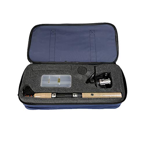 Okuma Voyager Spinning Freshwater Travel Kit, VS-605-20, Blue