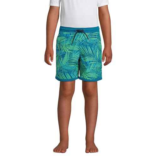 Lands' End Boys Hydroliner Quick Dry UPF 50 Swim Trunk