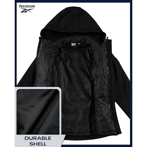 Reebok Womens Ski Jacket - Insulated 3 in 1 Inner Puffer Jacket - Wind and Water Resistant Outerwear Winter Coats for Women