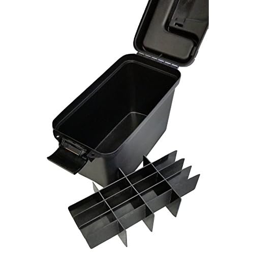 Case Club x20 Rifle Magazine (.223/5.56) Storage Box Lockable, Water-Resistant with Top Storage Compartment