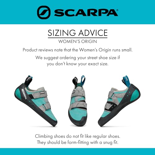 SCARPA Women's Origin Rock Climbing Shoes for Gym and Sport Climbing - Low-Volume, Women's Specific Fit